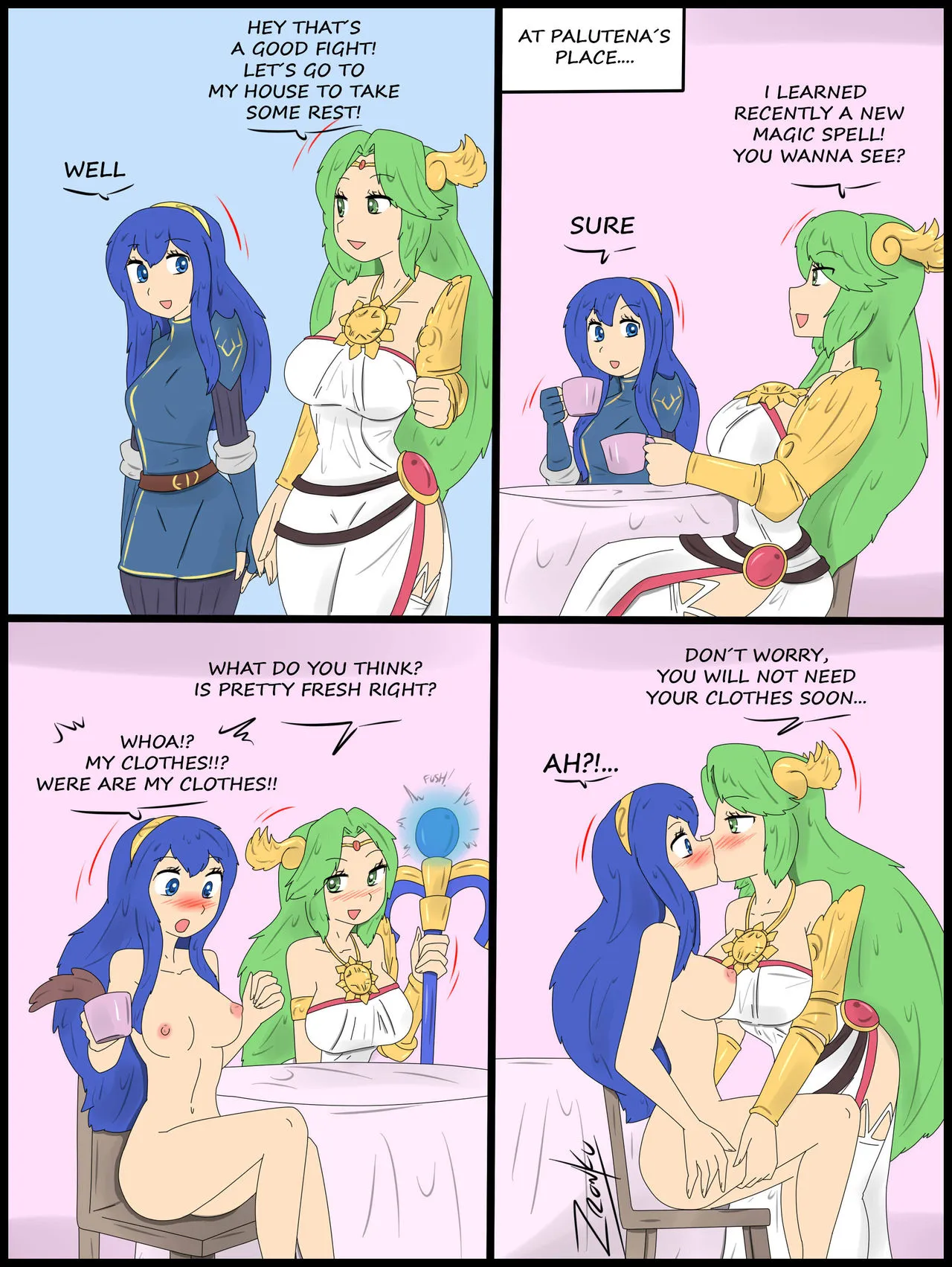 Sexy Spell porno comics Cover