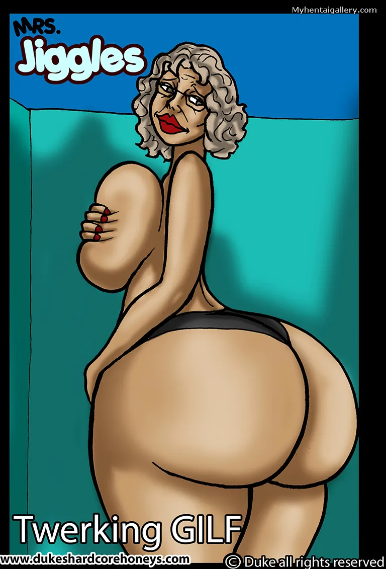 Mrs Jiggles 3 - Twerking Gilf porno comics Cover