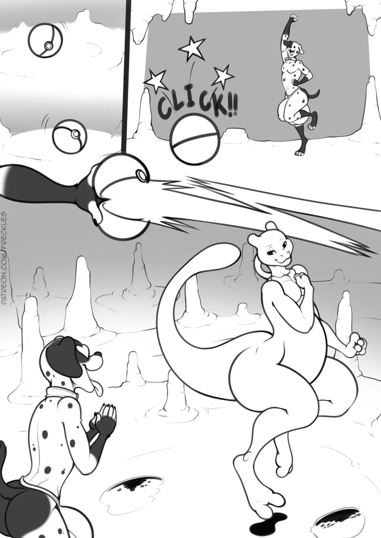 Mewtwo's Pet porno comics