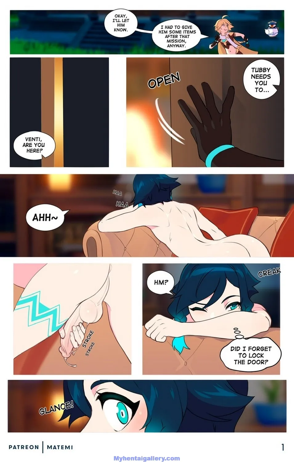 Venti x Aether porno comics