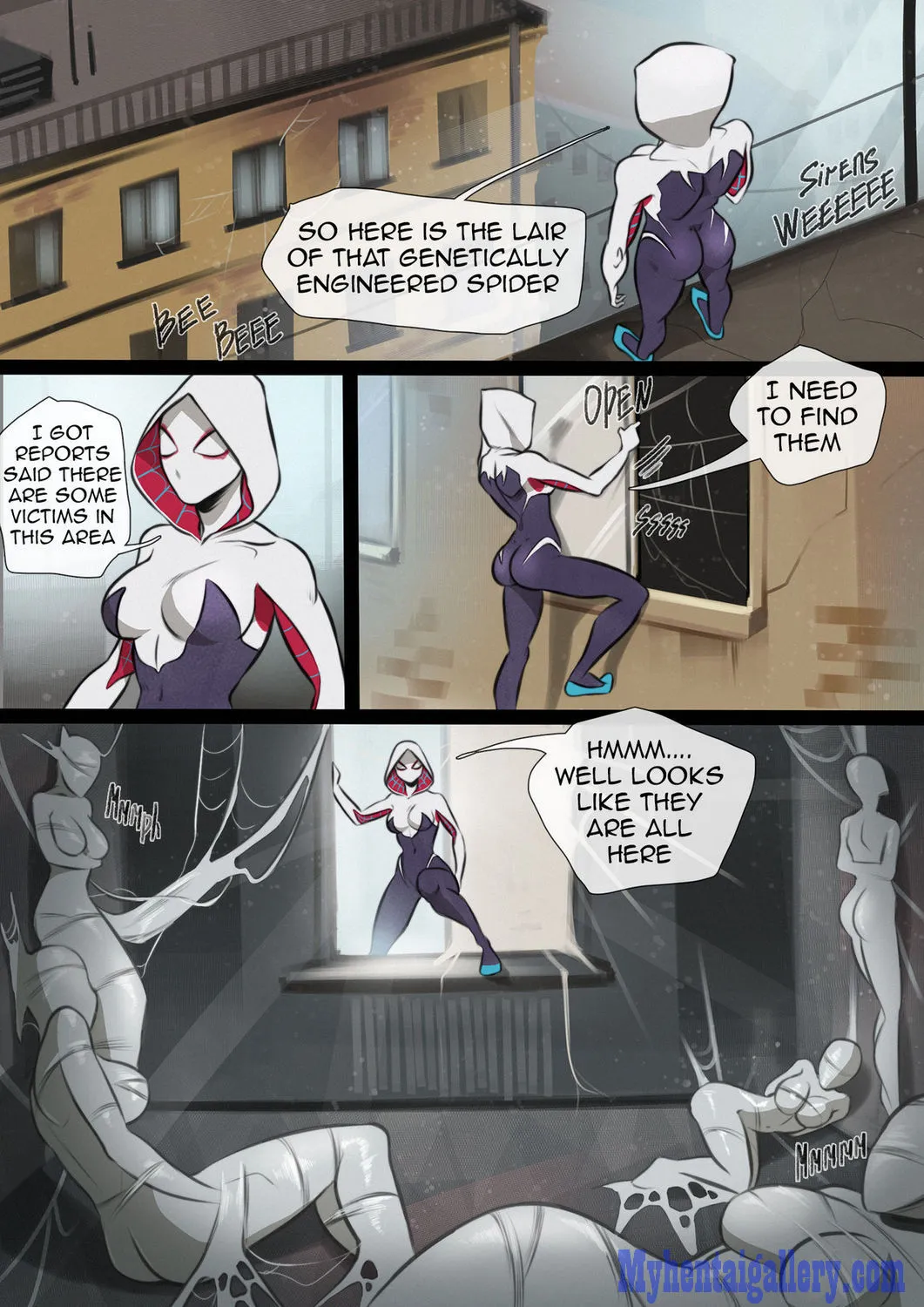 Gwen's Defeat porno comics