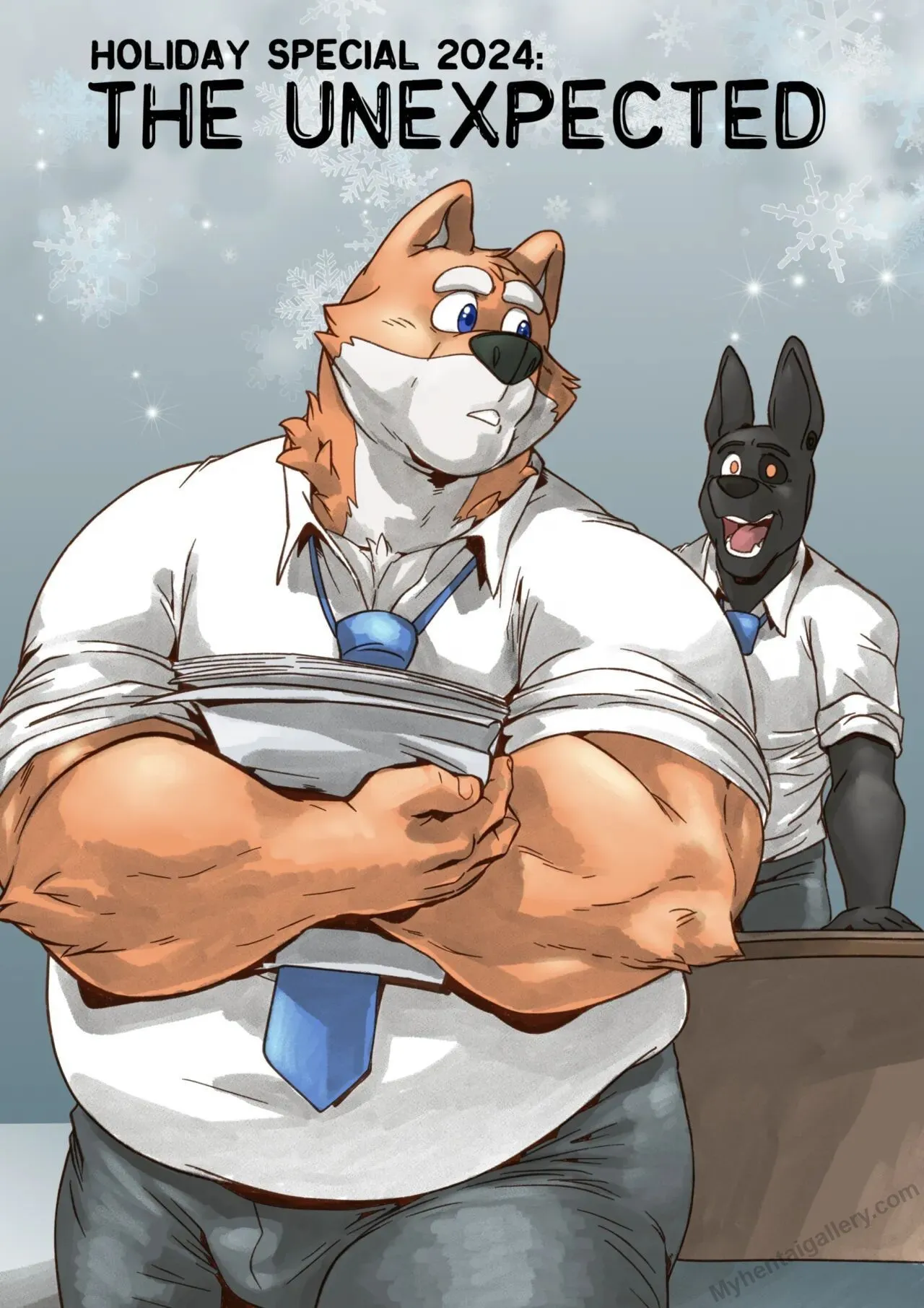 Christmas Special 2024 - The Unexpected porno comics Cover