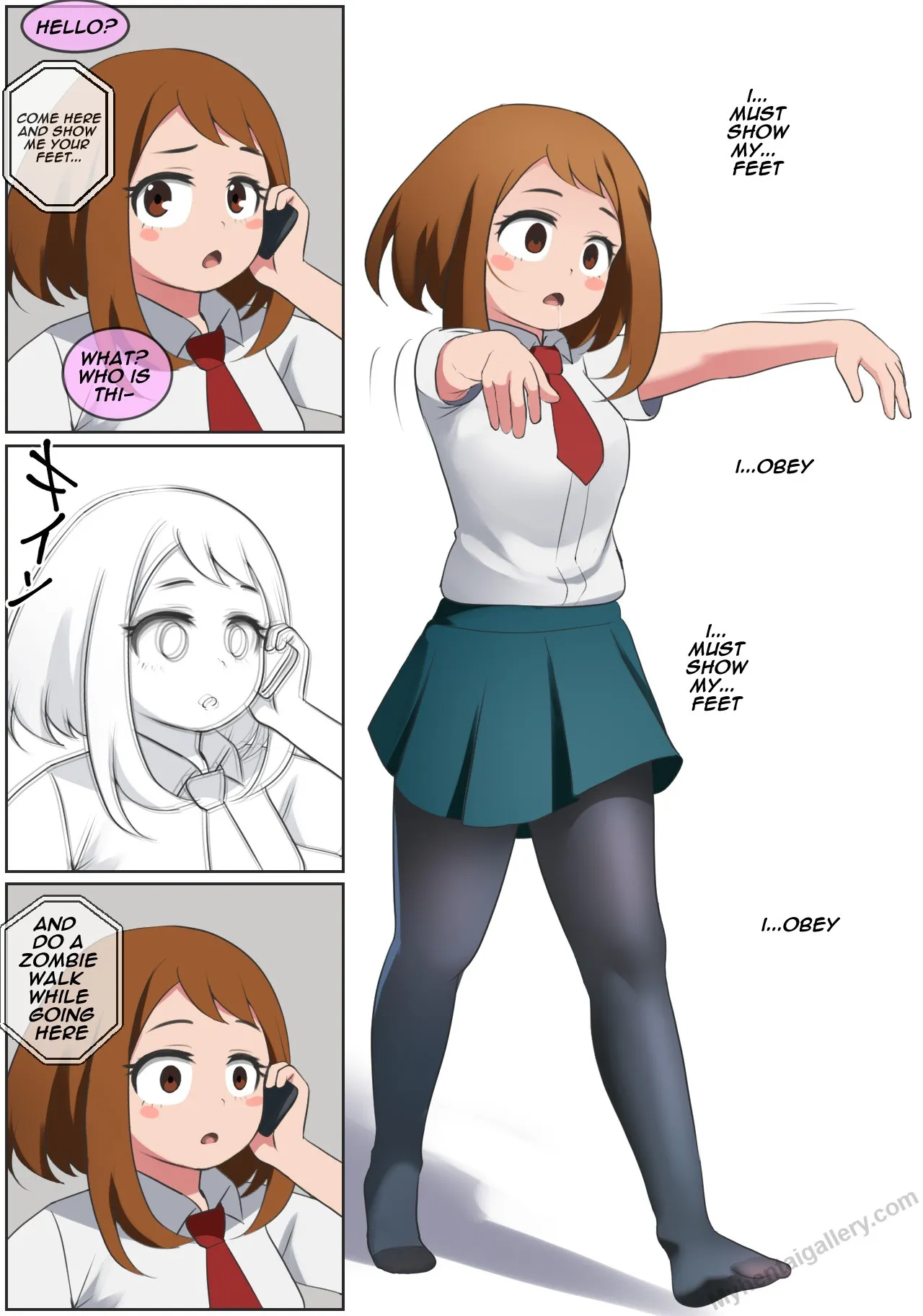 Uraraka's Feet Are A Delight porno comics