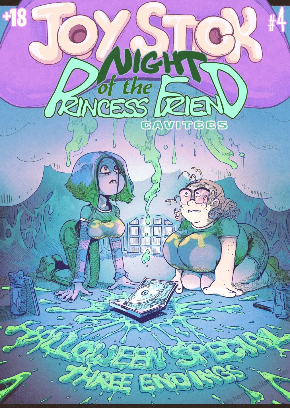 Joy-Stick 4 - Night Of The Princess Friend porno comics Cover