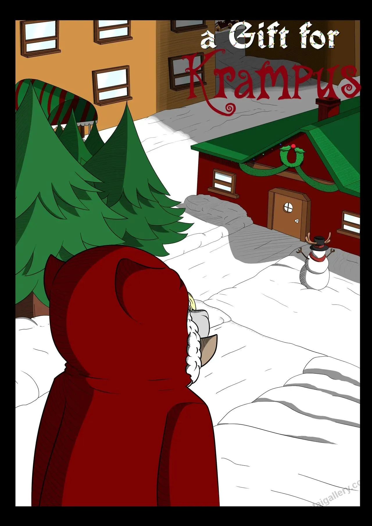 A Gift For Krampus porno comics Cover