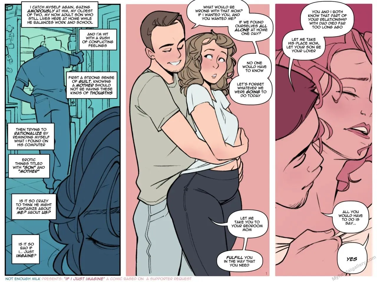 If I Just Imagine porno comics Cover