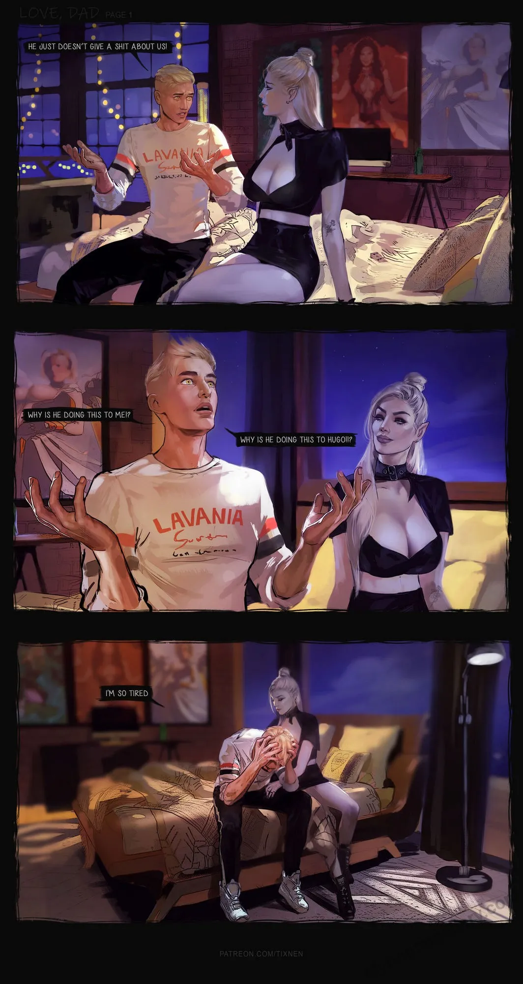 Love, Dad porno comics
