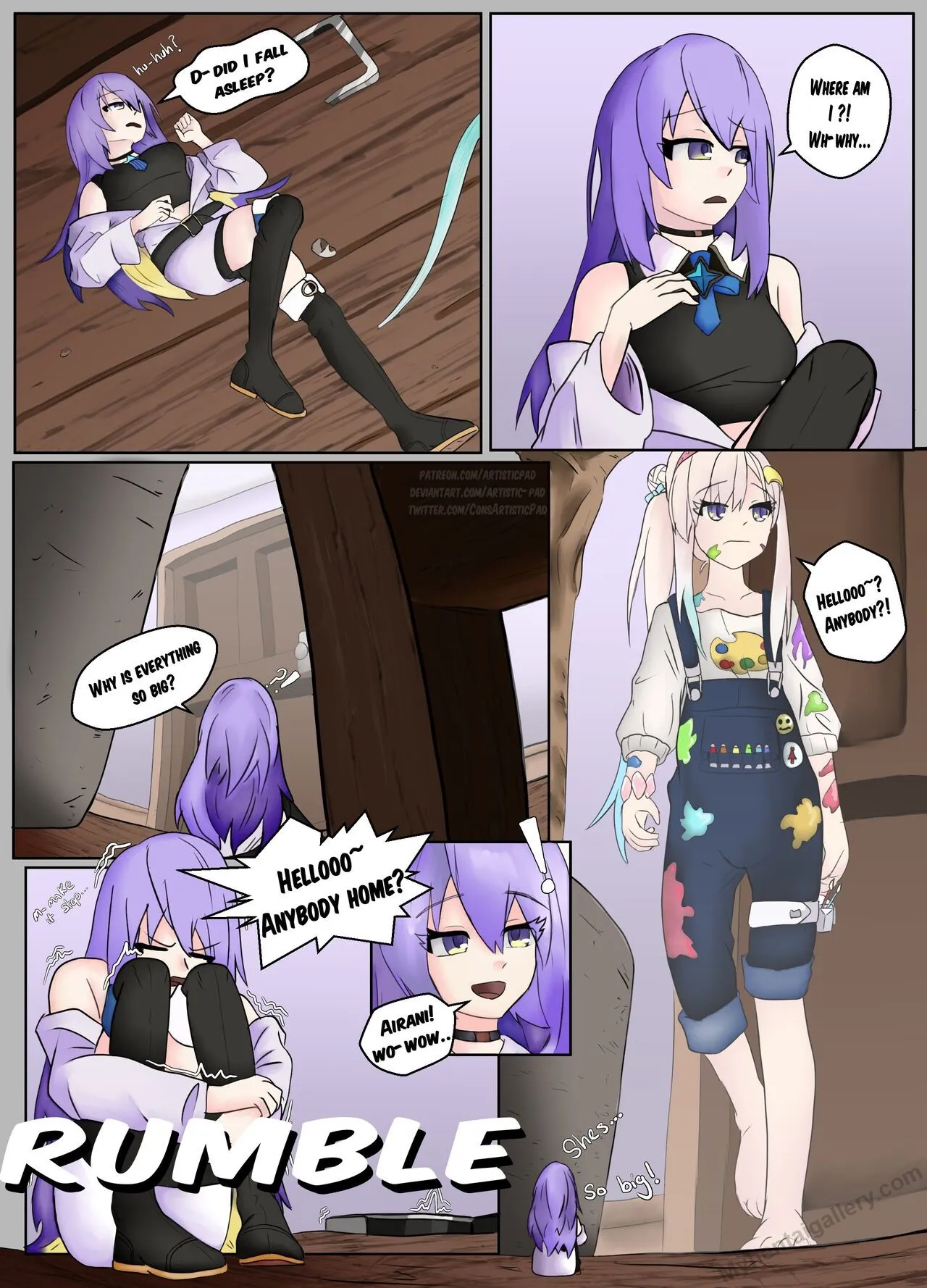 Moona Got Bug Sized porno comics