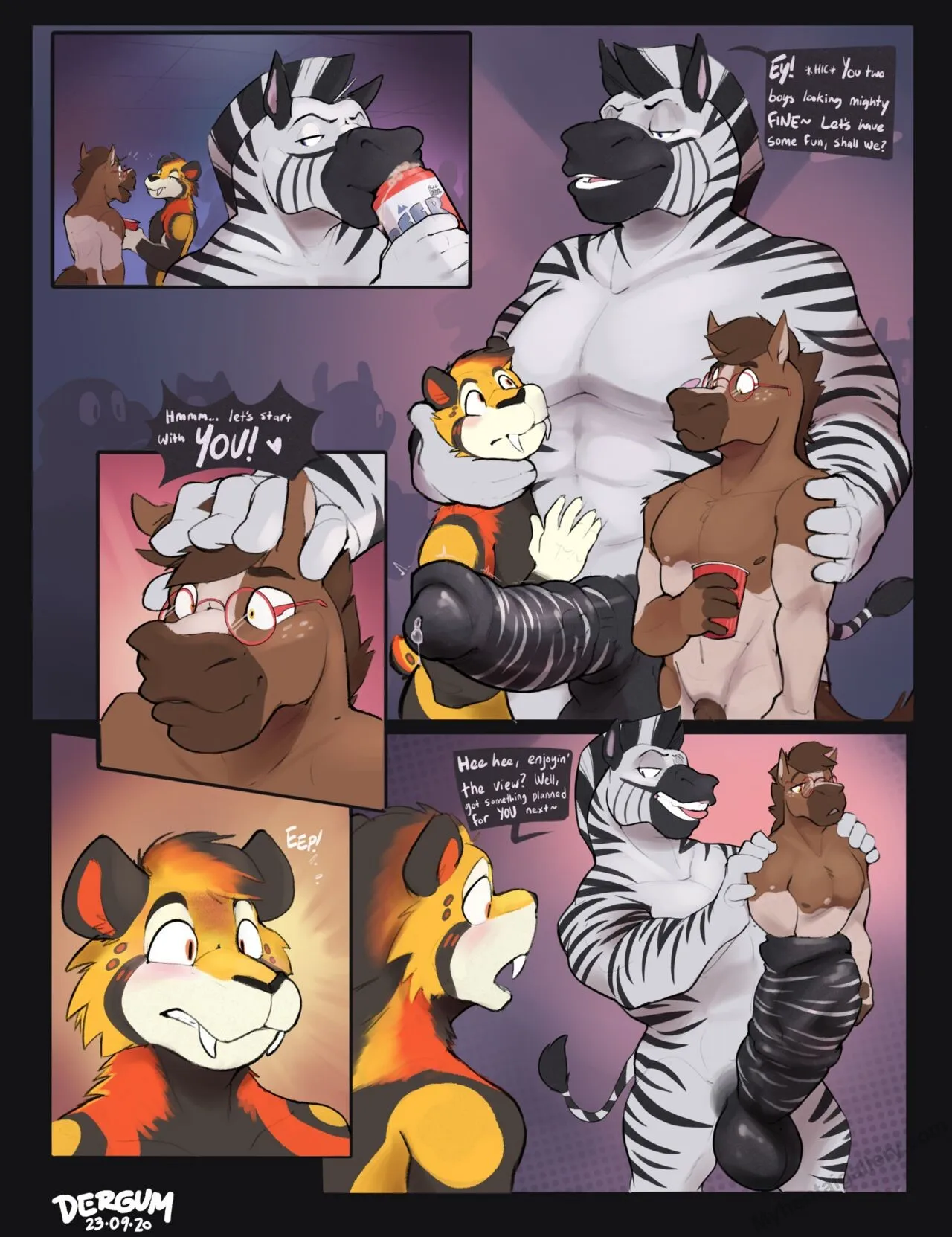 Zeeb House Party porno comics