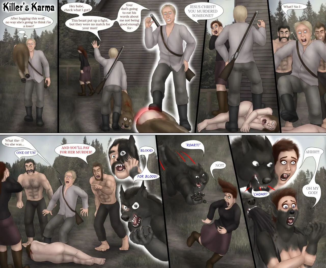 Killer's Karma porno comics Cover