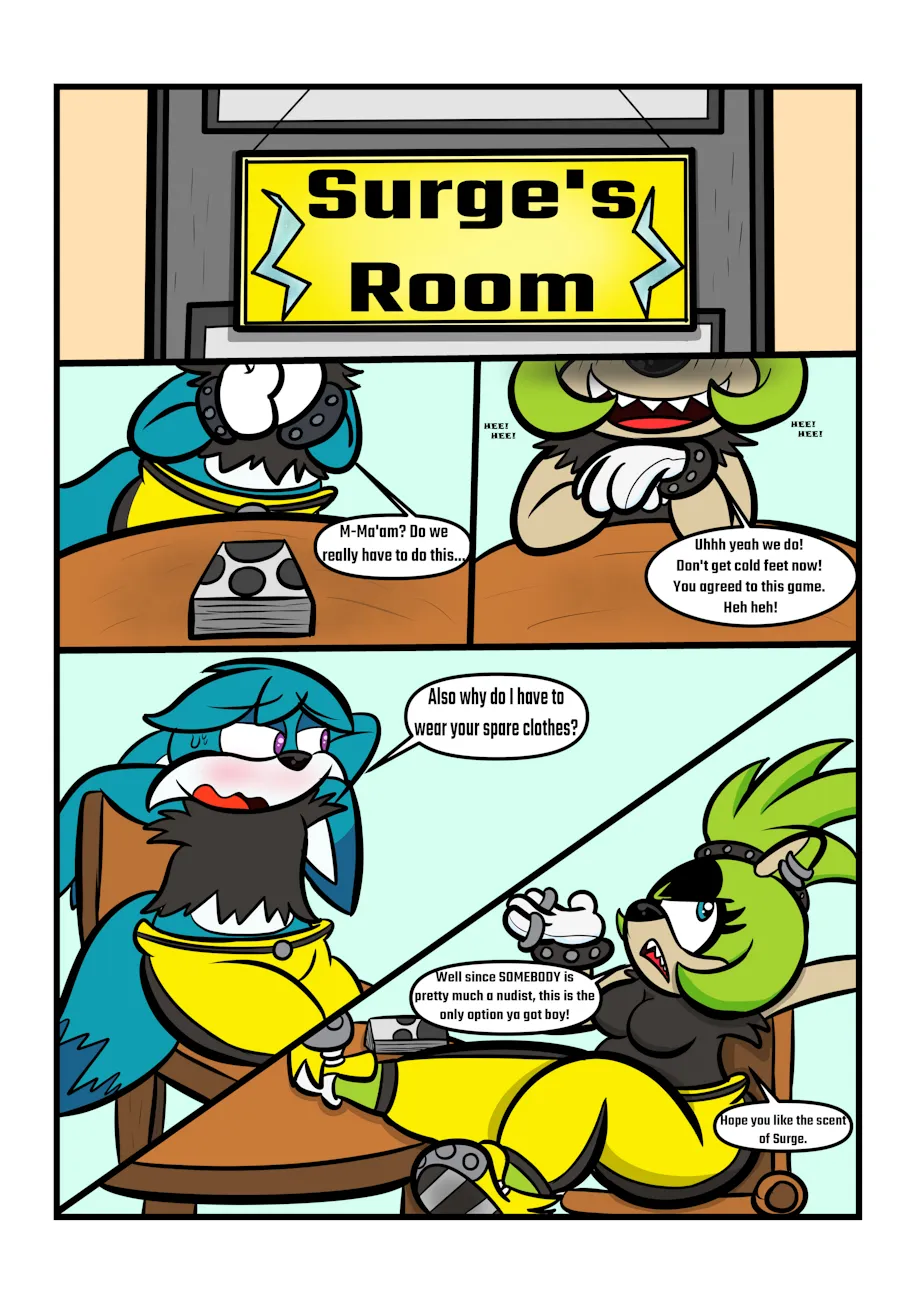 Surge And Kit Strip Game! porno comics