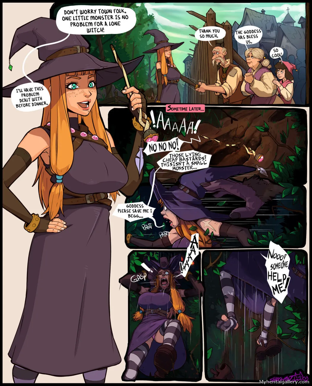 The Not So Little Monster porno comics Cover