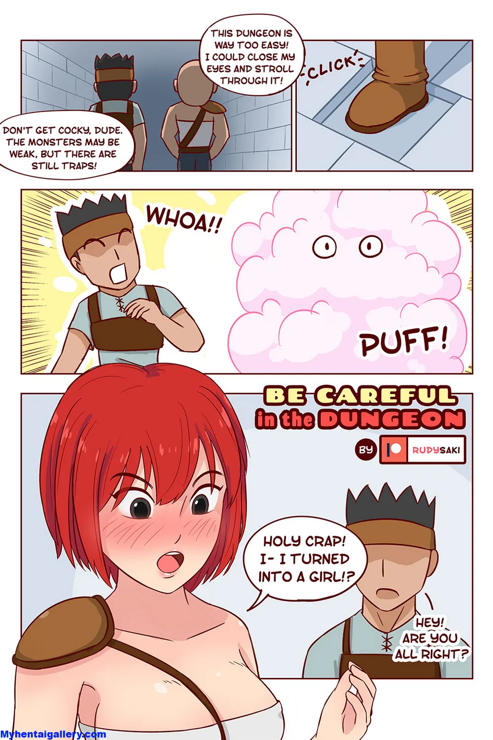 Be Careful In The Dungeon porno comics