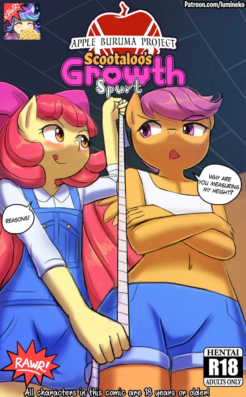 Apple Buruma Project 1 - Scootaloo's Growth Spurt porno comics