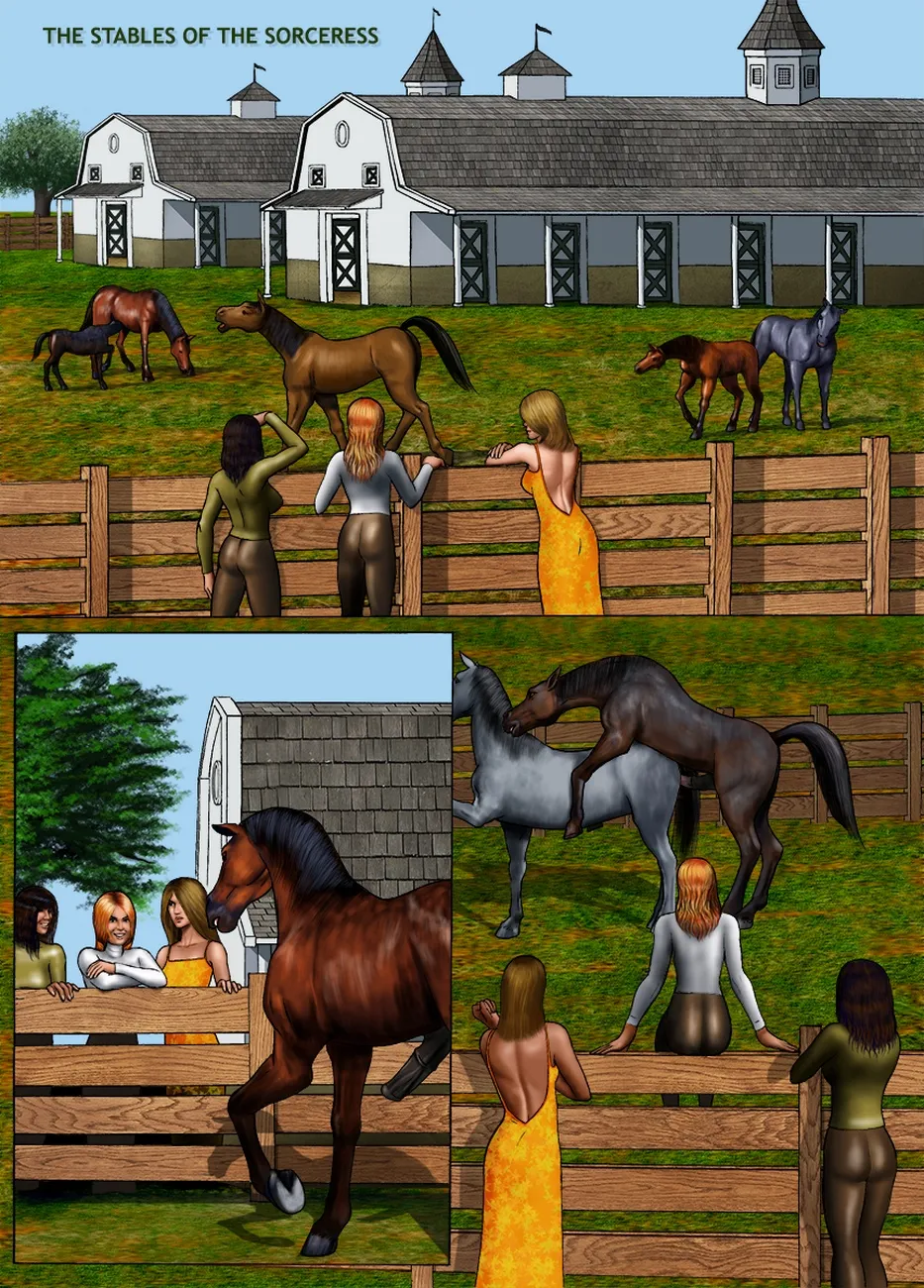 The Stable Of The Sorceress porno comics