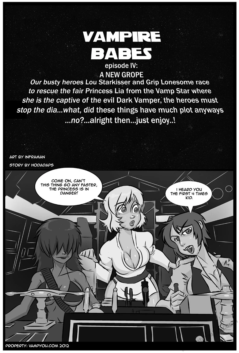 Vampire Babes From Outer Space 2 porno comics