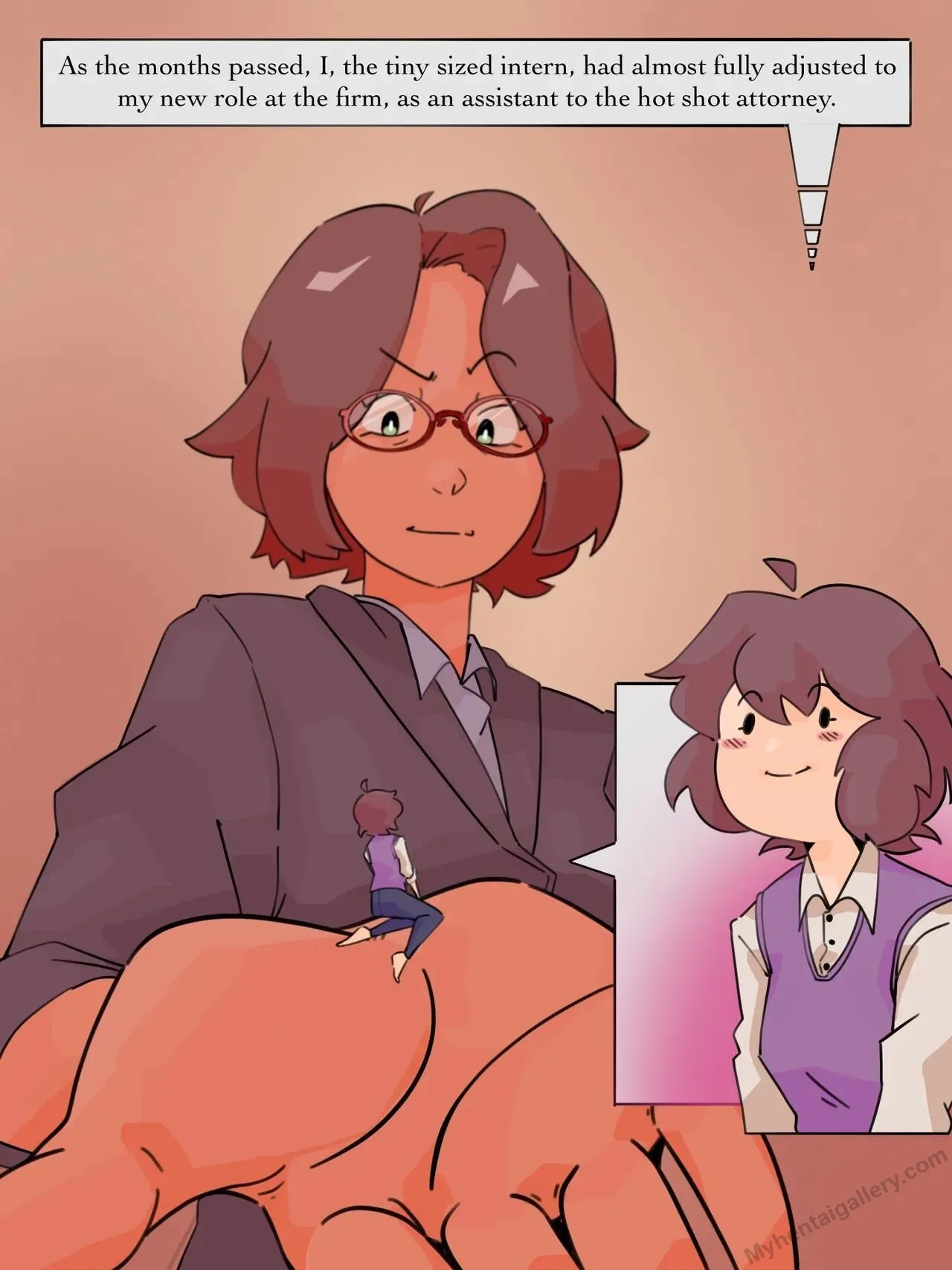 Tiny Intern porno comics Cover