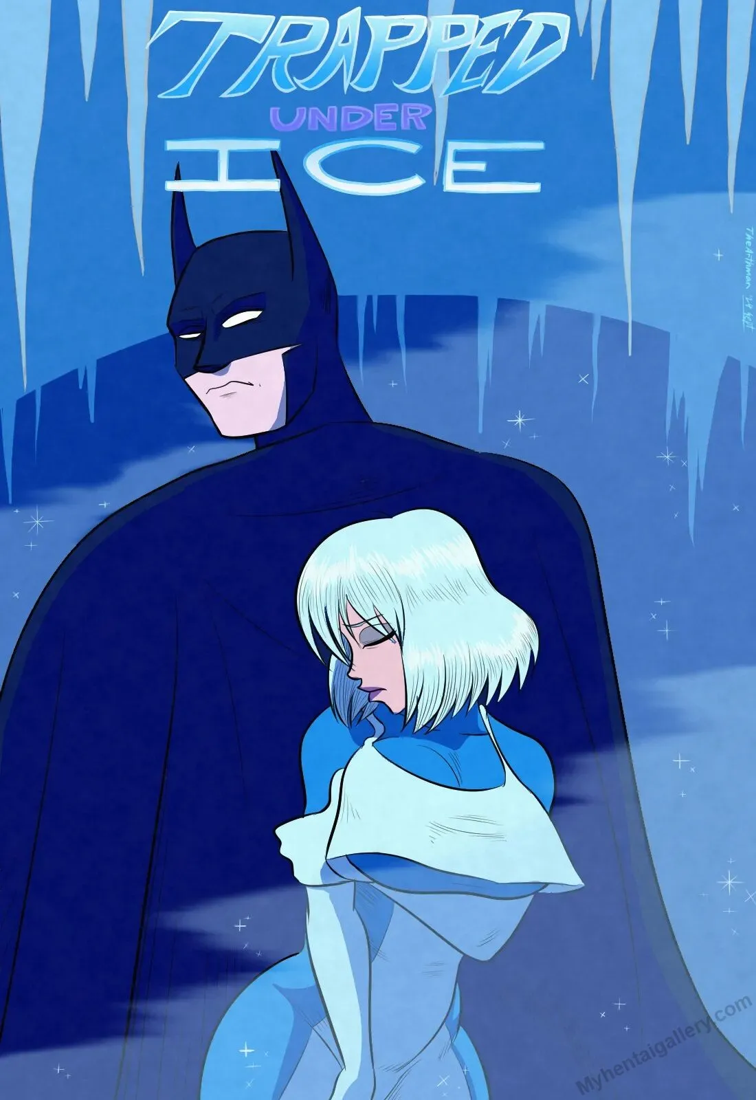 Trapped Under Ice porno comics Cover