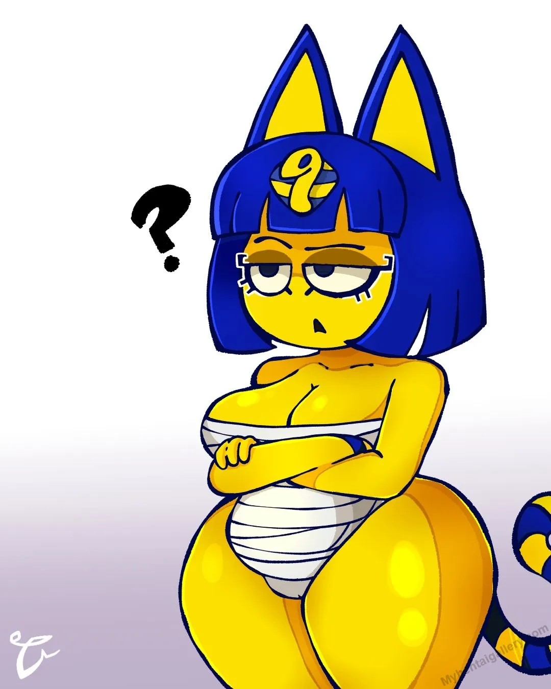 Ankha's New Friend porno comics Cover