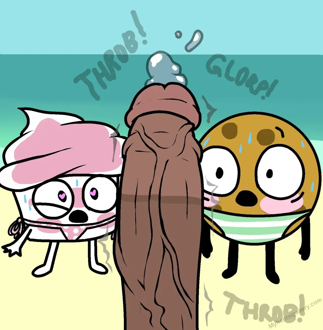 The Power Of Cookie Compels You (Blacked) porno comics Cover