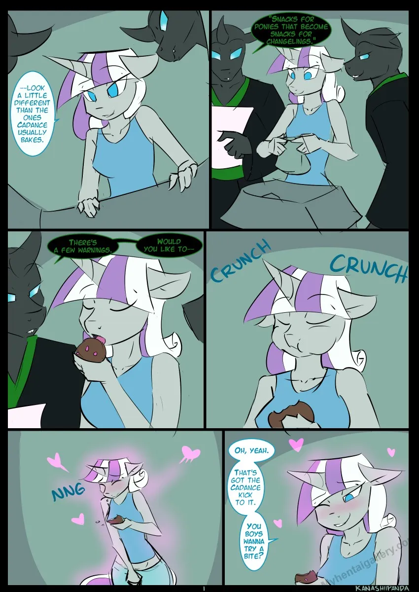 Cadance's Cookies porno comics Cover