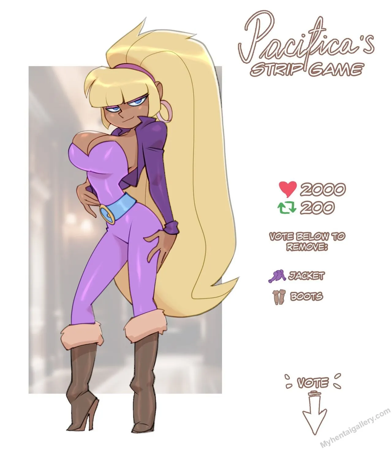 Pacifica's Stripgame porno comics