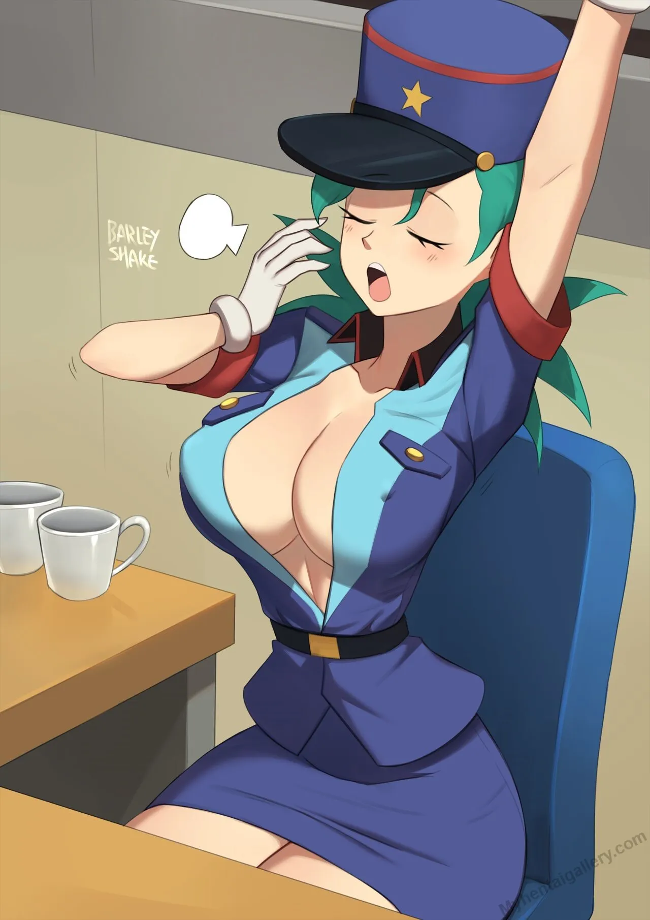 Night Duty With Officer Jenny porno comics