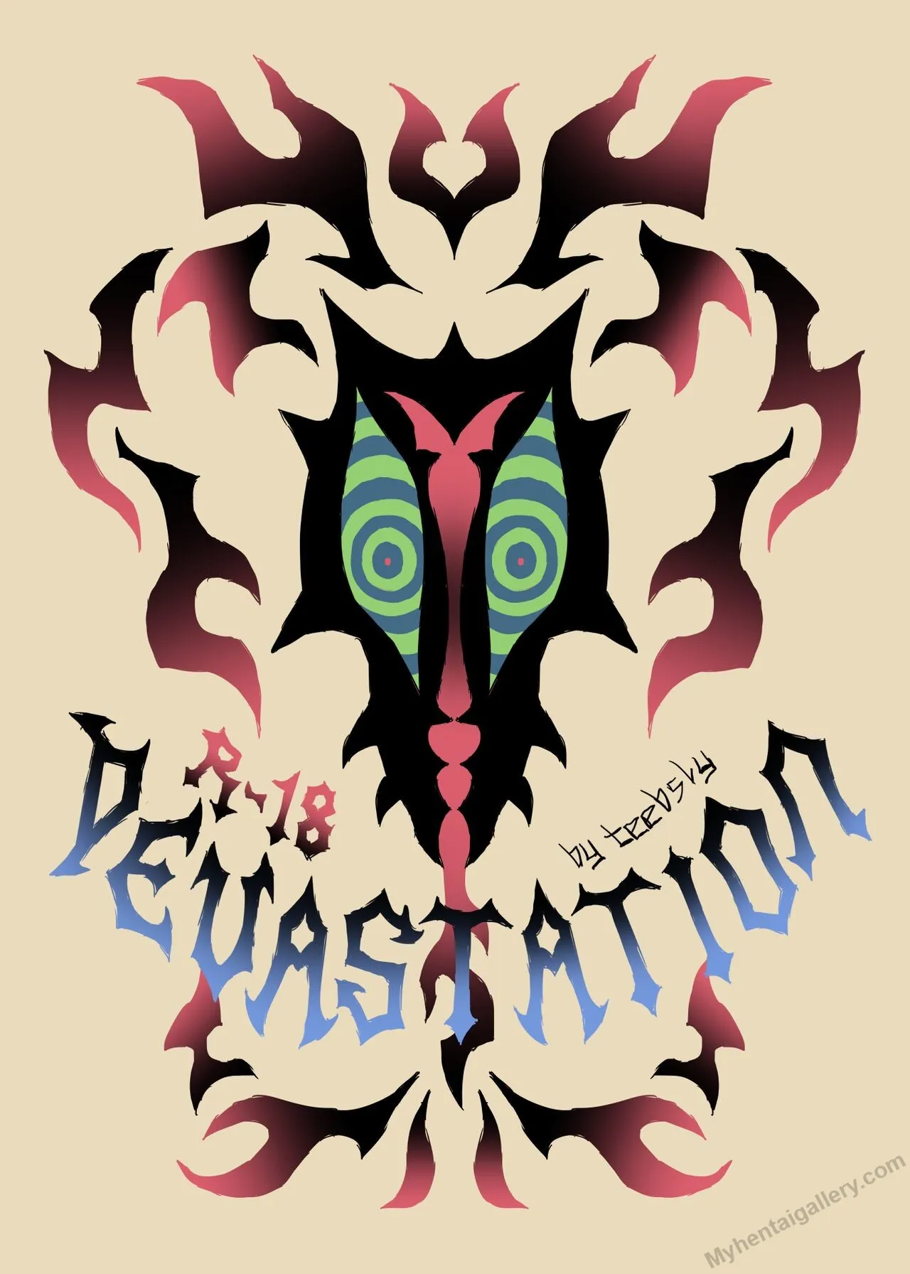 Devastation porno comics Cover