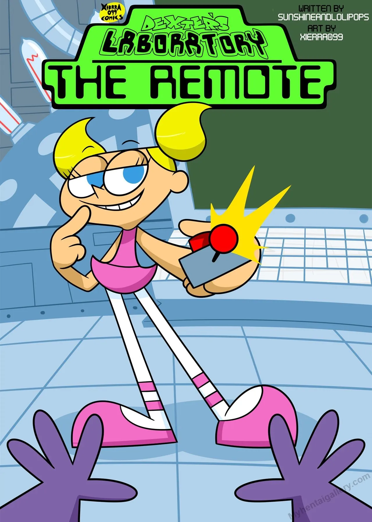 Dexter's Laboratory - The Remote porno comics Cover
