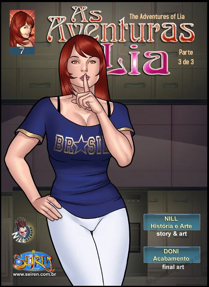 Lia's Adventures 7 - Part 3 porno comics Cover