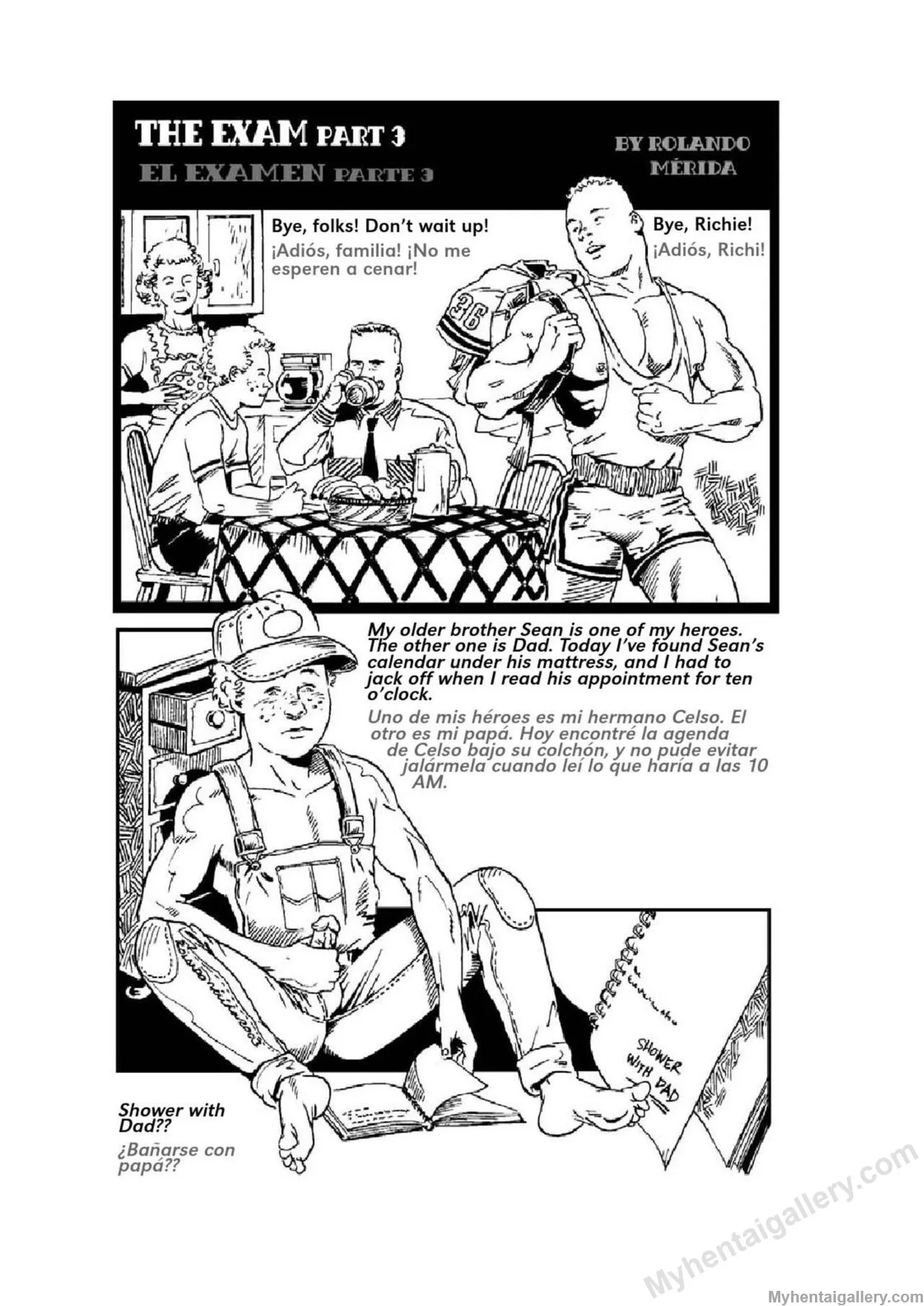 The Exam 3 porno comics Cover