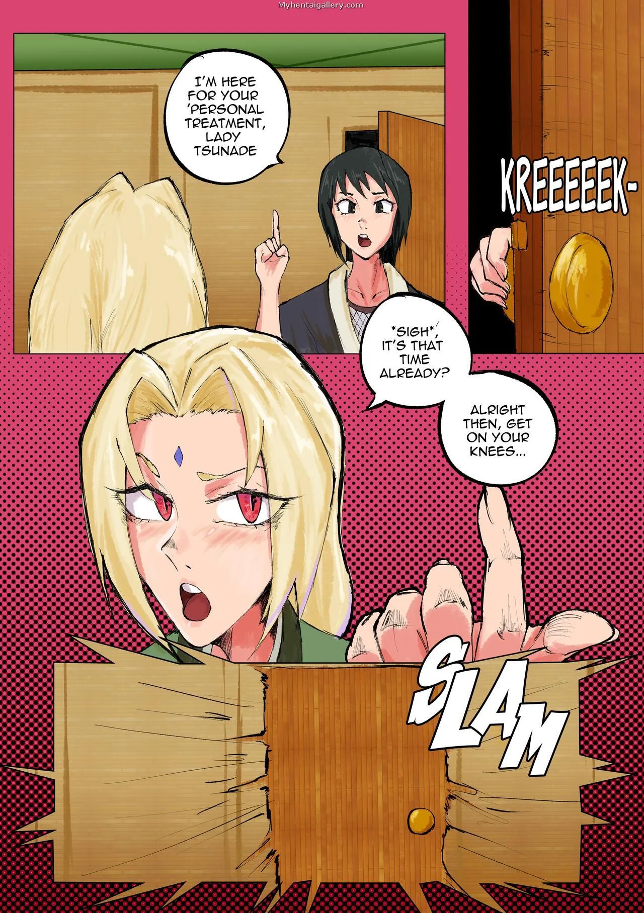 Tsunade's Assistance porno comics Cover
