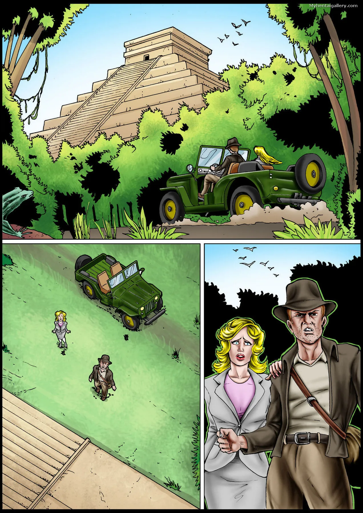 Temple Of The Undead porno comics Cover