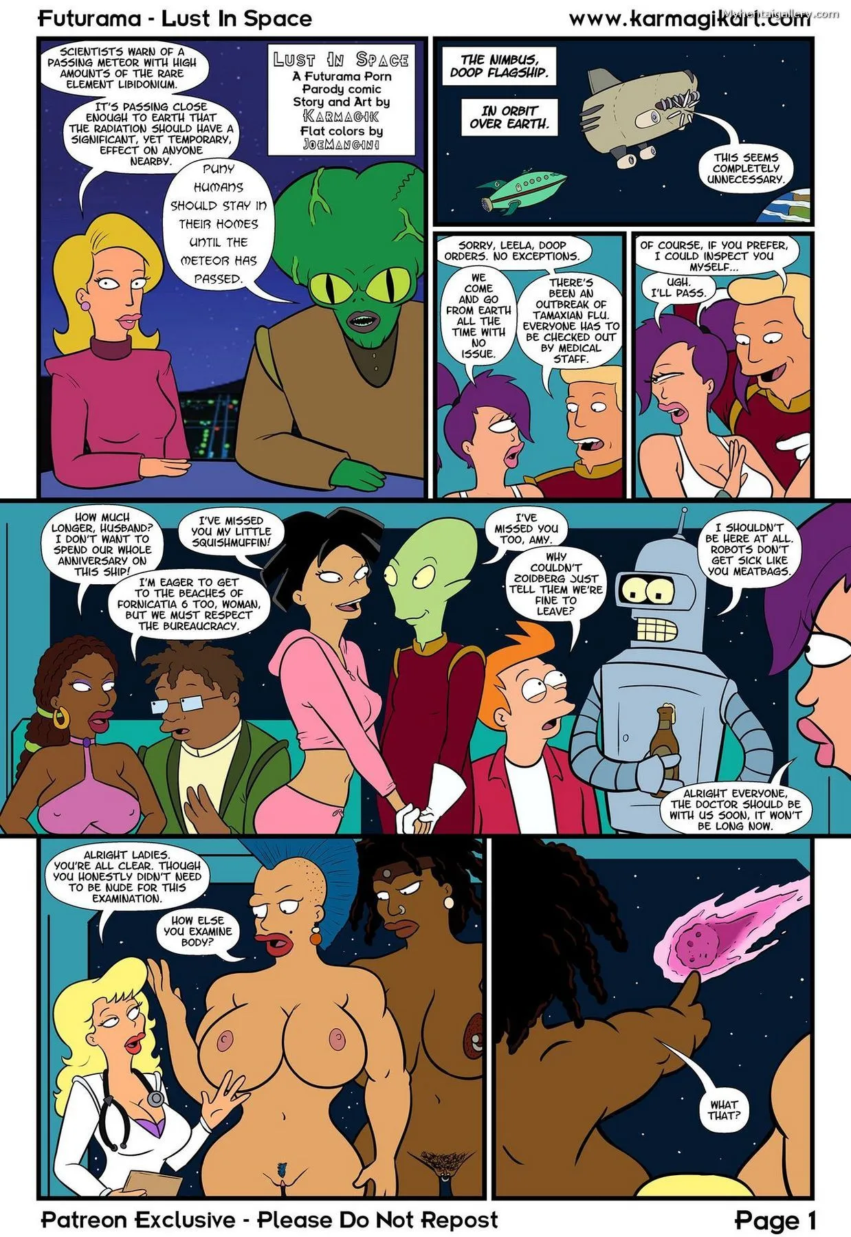 Futurama - Lust In Space porno comics