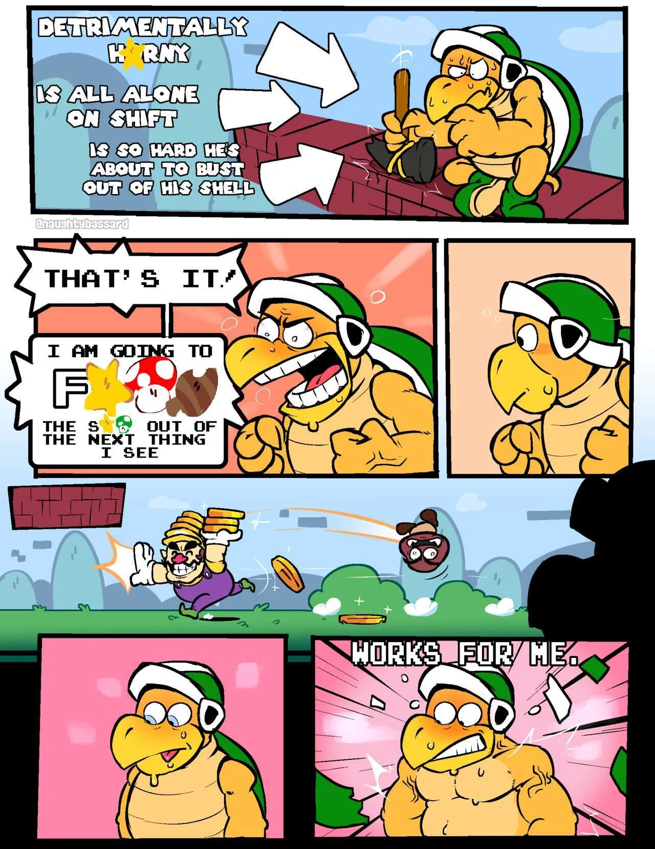 Hammered Bro porno comics