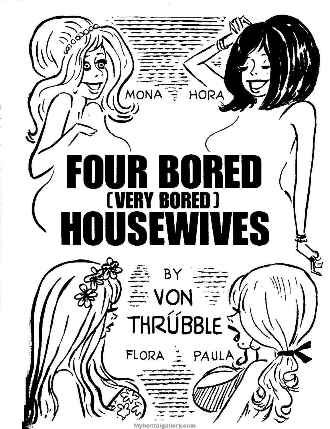 Four Very Bored Housewives 5 - Flora Lays Out Welcome Mat porno comics