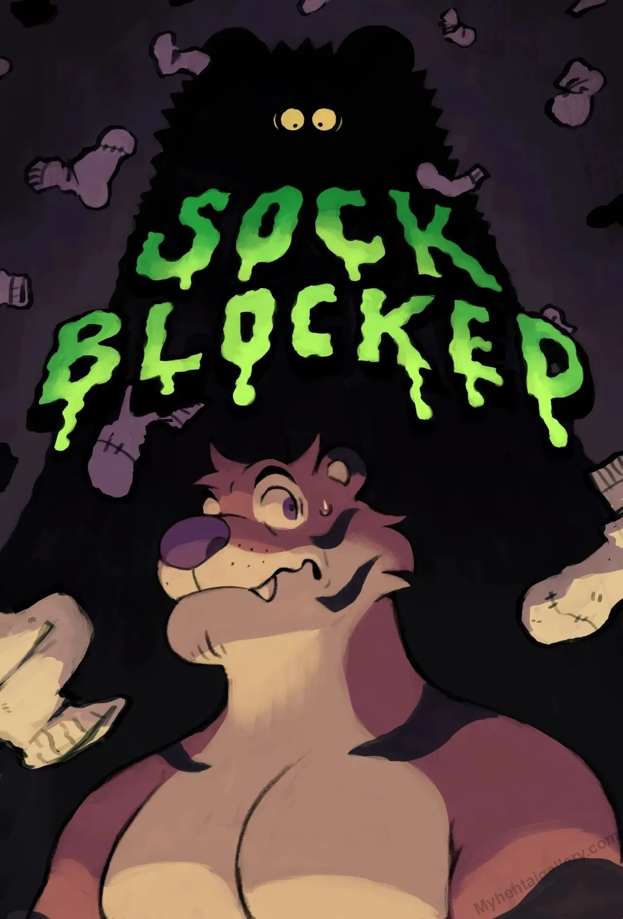 Sock Blocked porno comics Cover