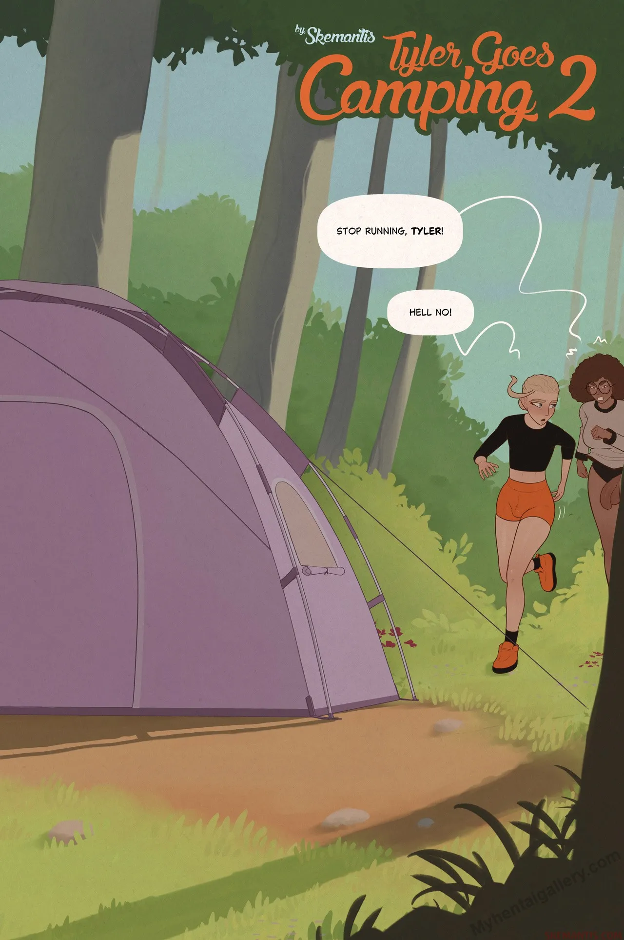 Tyler Goes Camping 2 porno comics