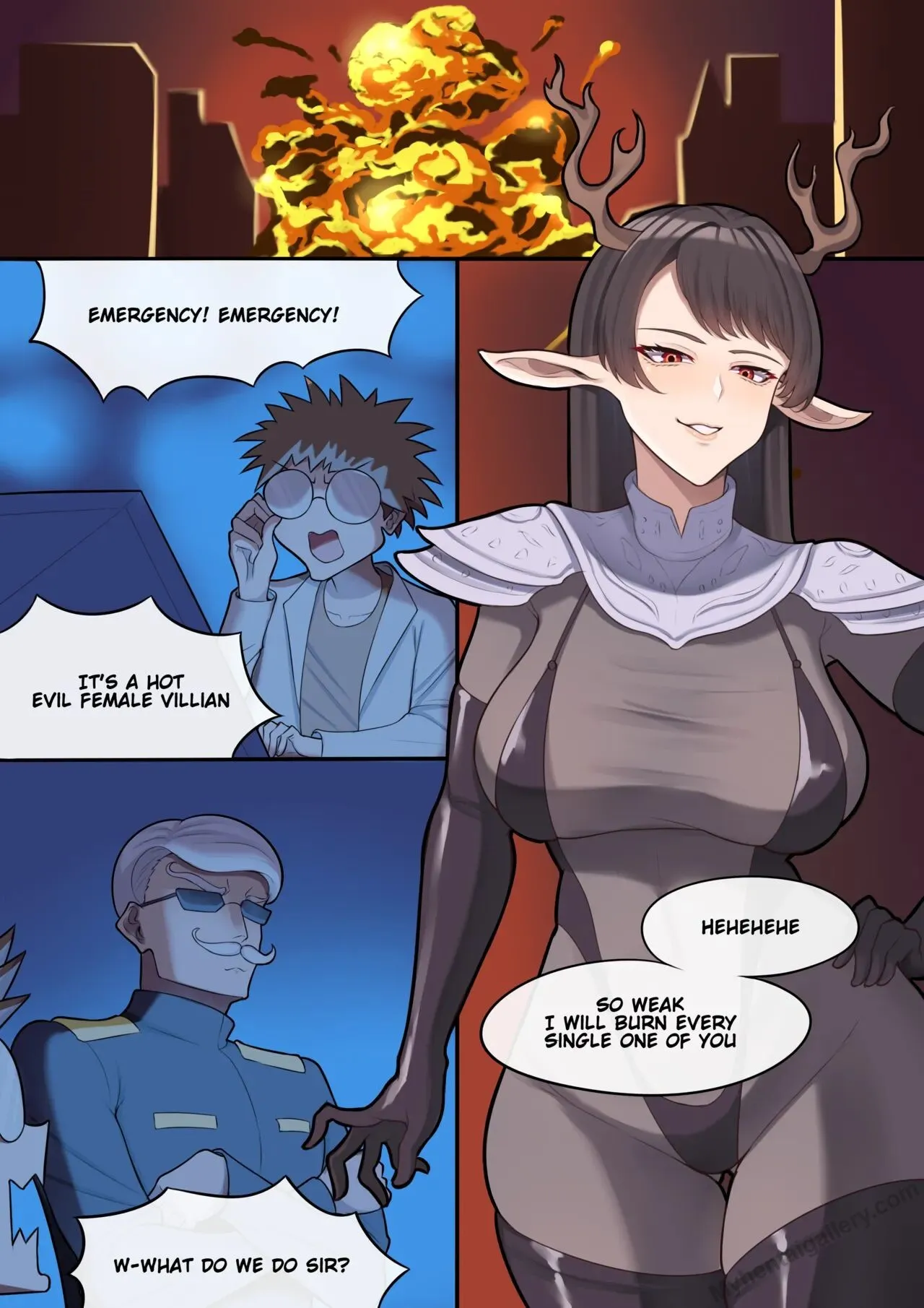 Evil Villainess porno comics