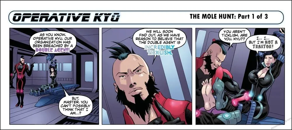 Operative Kyu - The Mole Hunt porno comics Cover