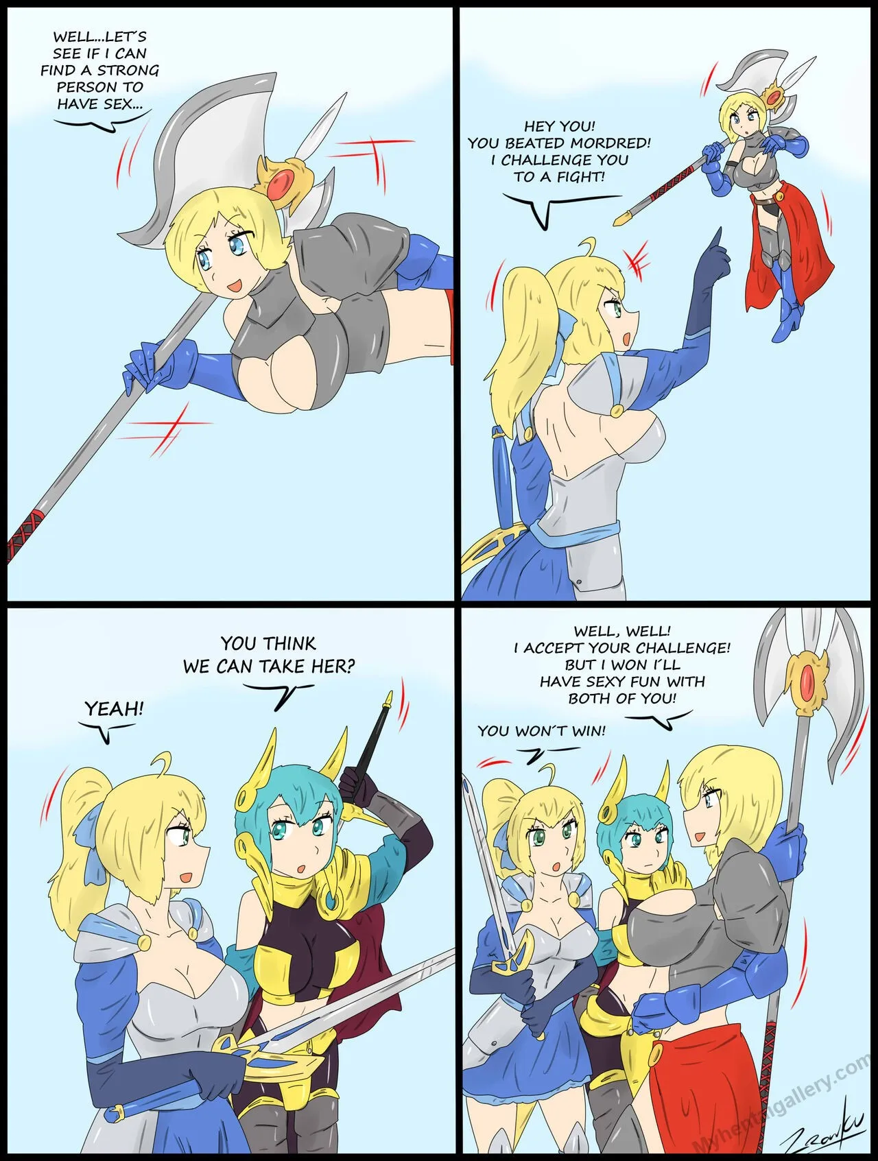 Fun Duel 1 porno comics Cover