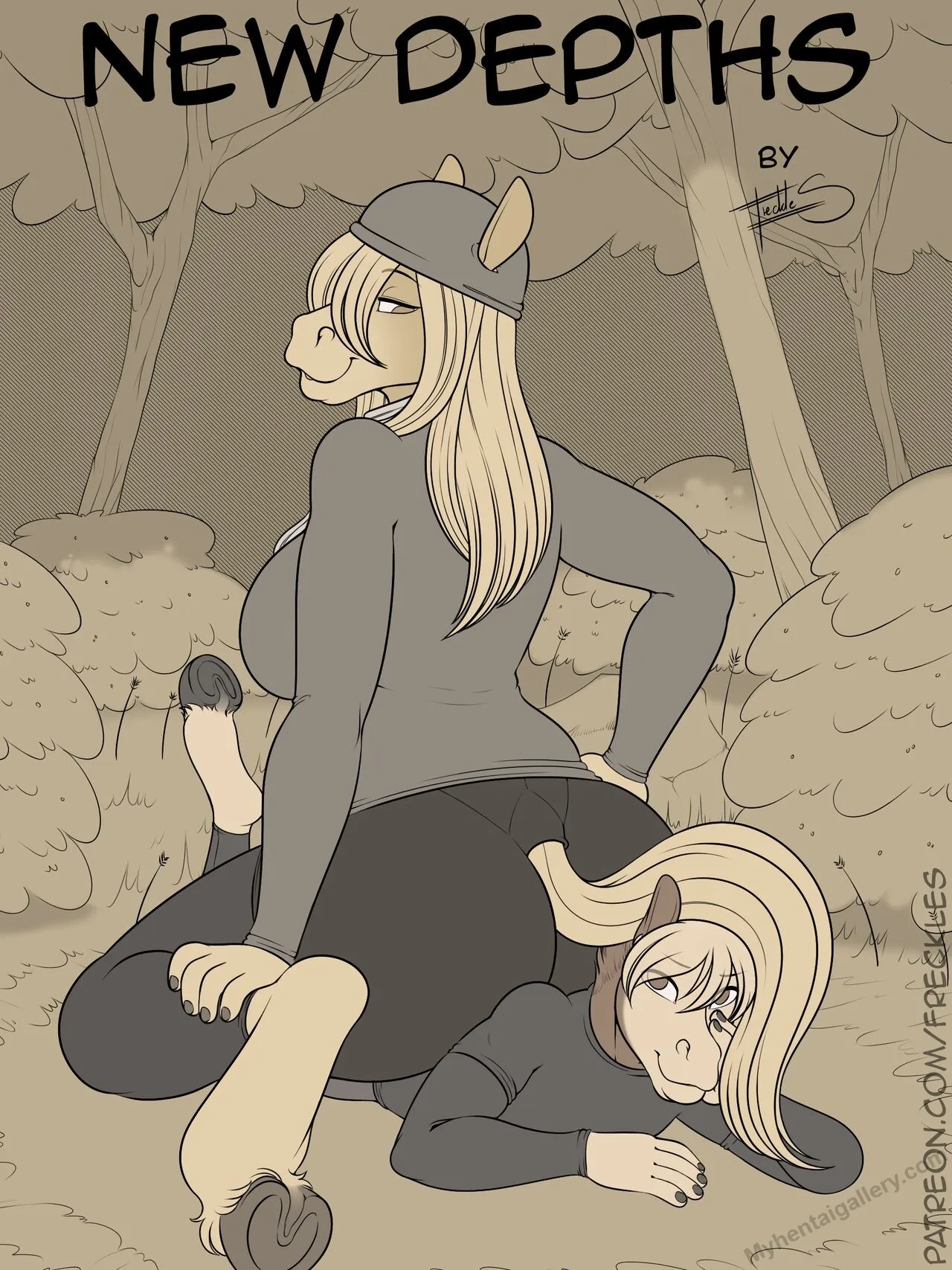 New Depths porno comics Cover