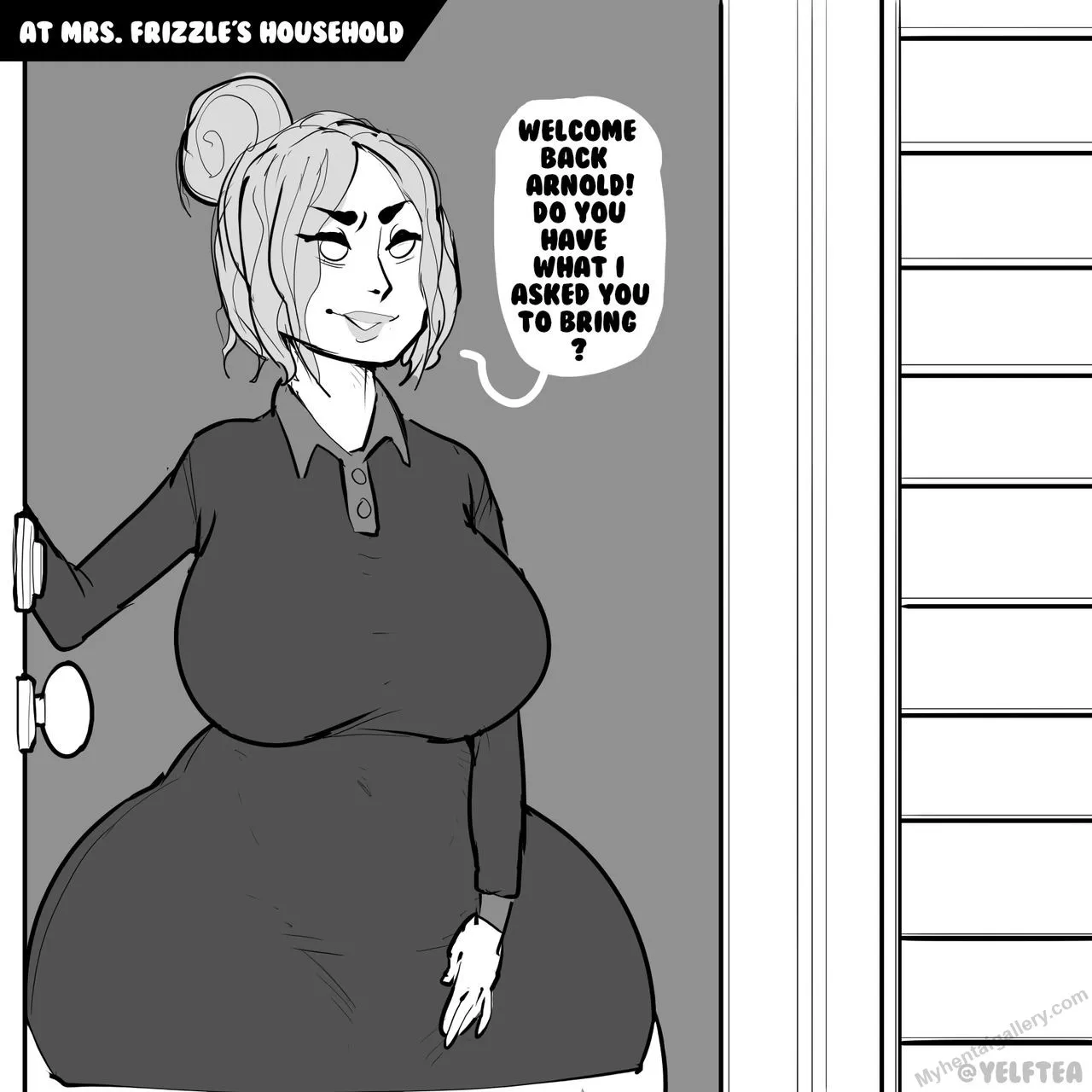Mrs Frizzle's Private Classes porno comics Cover