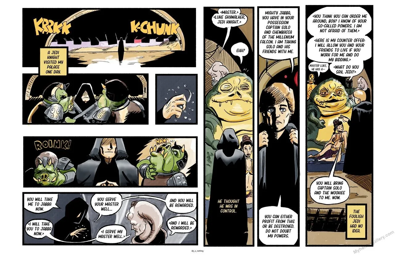 Star Wars - Luke's Bargain porno comics