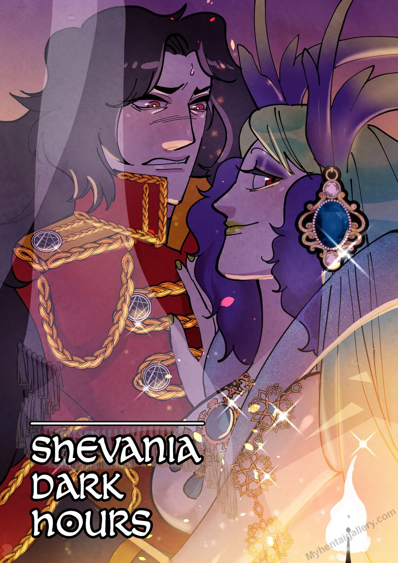 Shevania - Dark Hours porno comics Cover