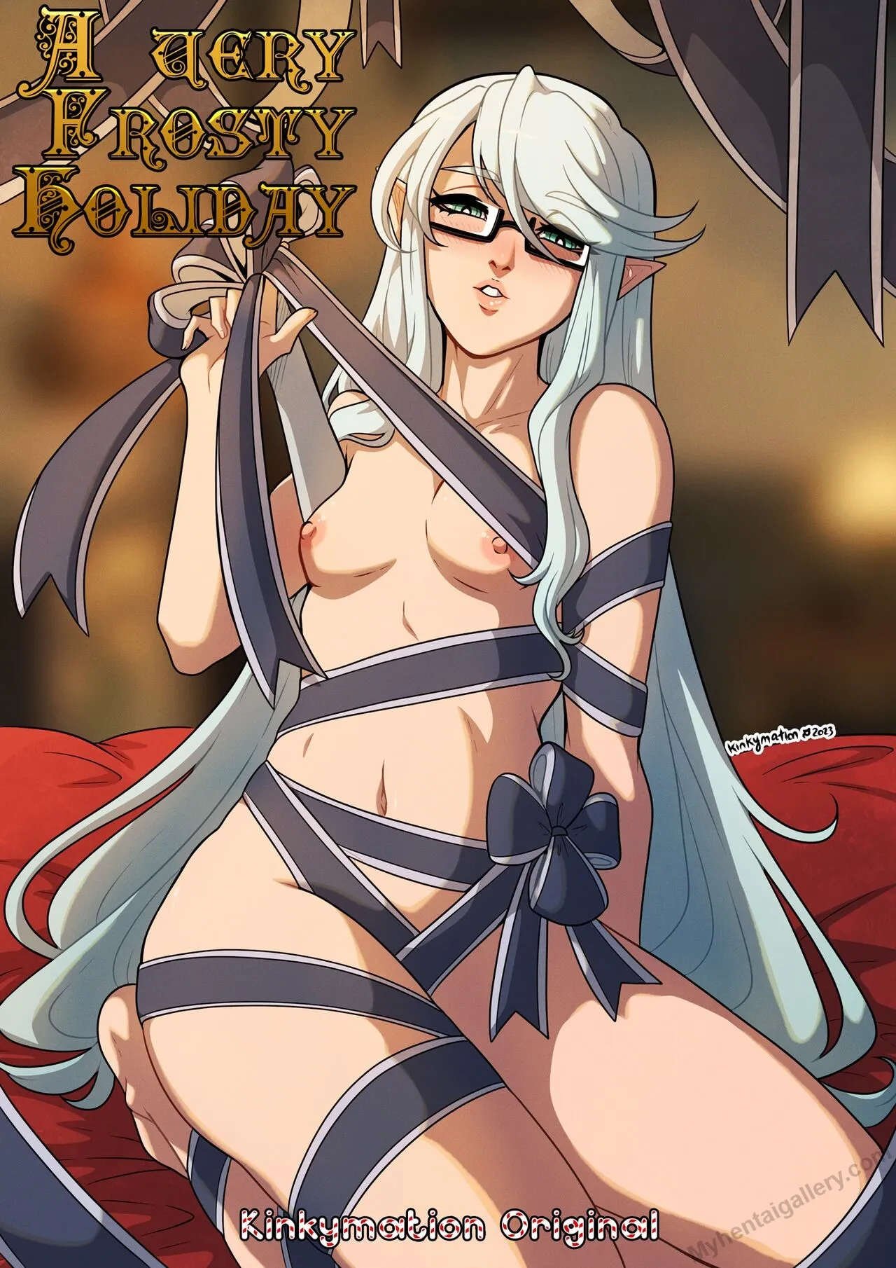 A Very Frosty Holiday porno comics Cover