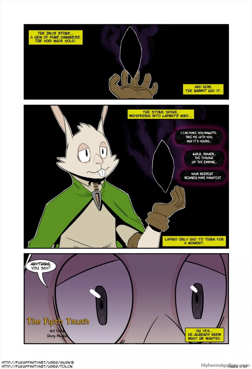 The Fifth Truth porno comics Cover