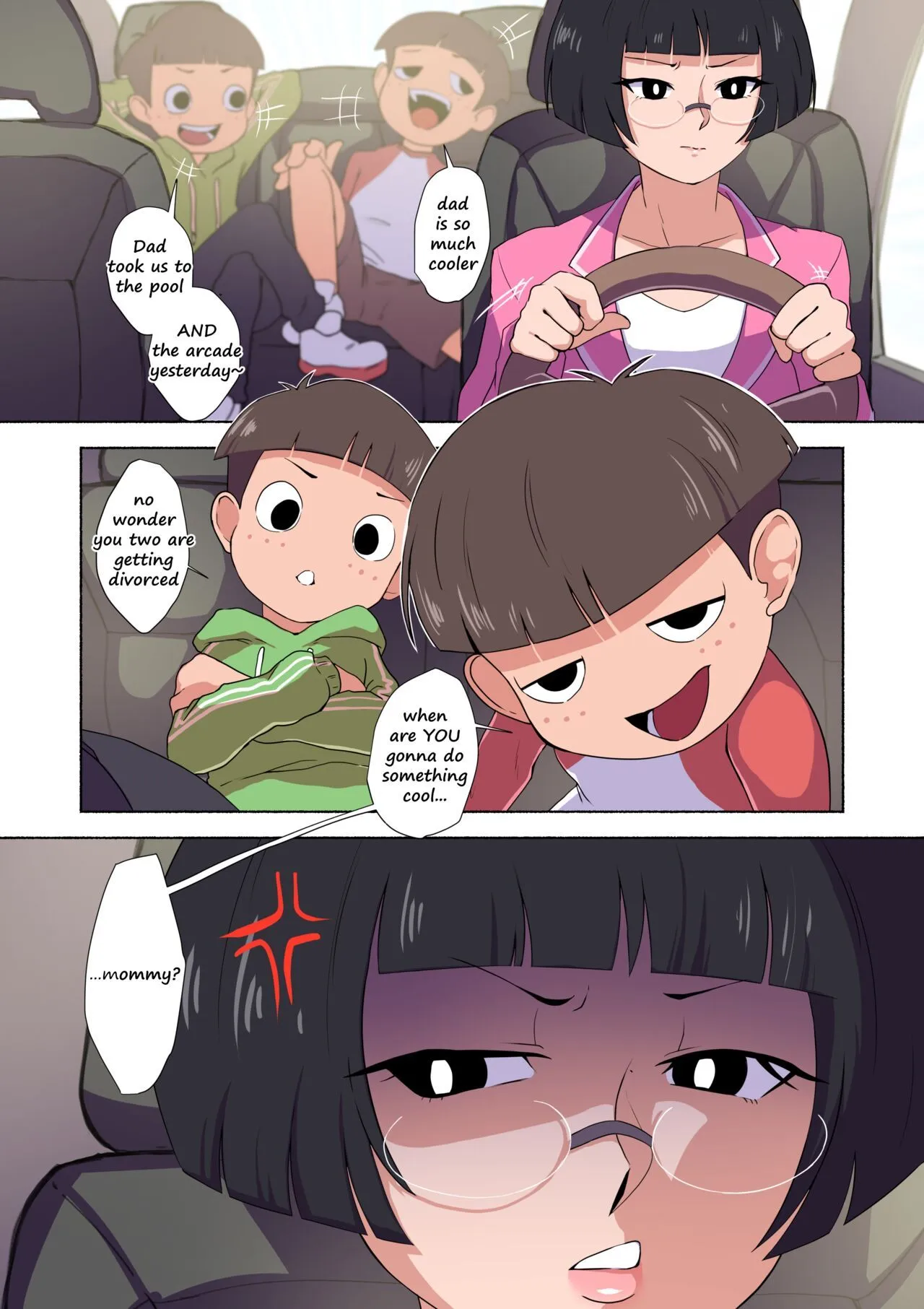 Mommy's Twins porno comics