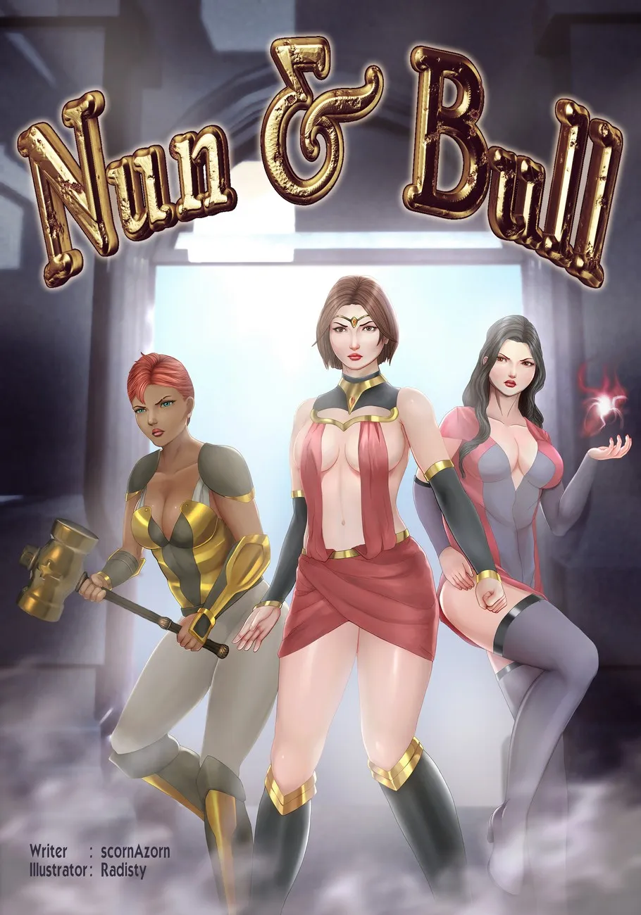 Nun & Bull porno comics