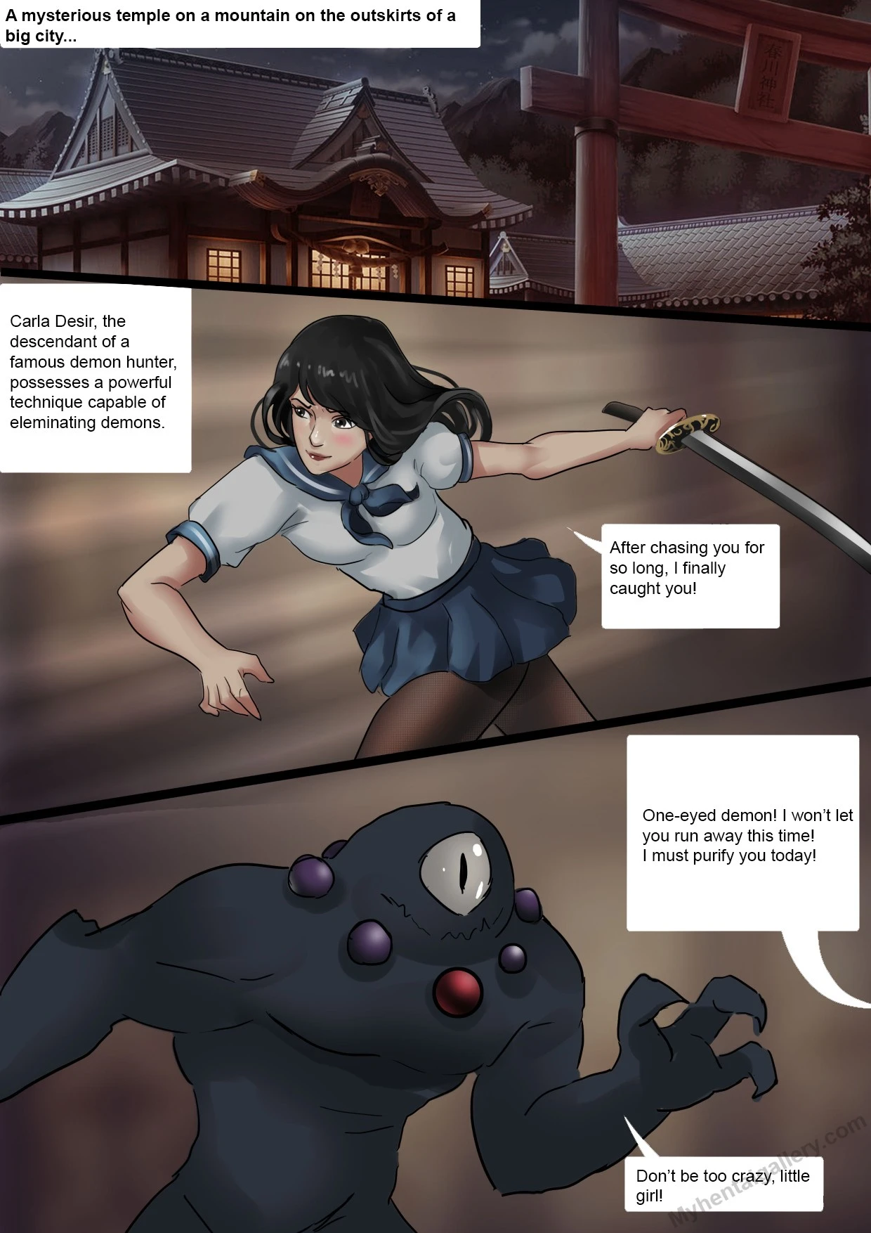 Demon Hunter In Trouble porno comics